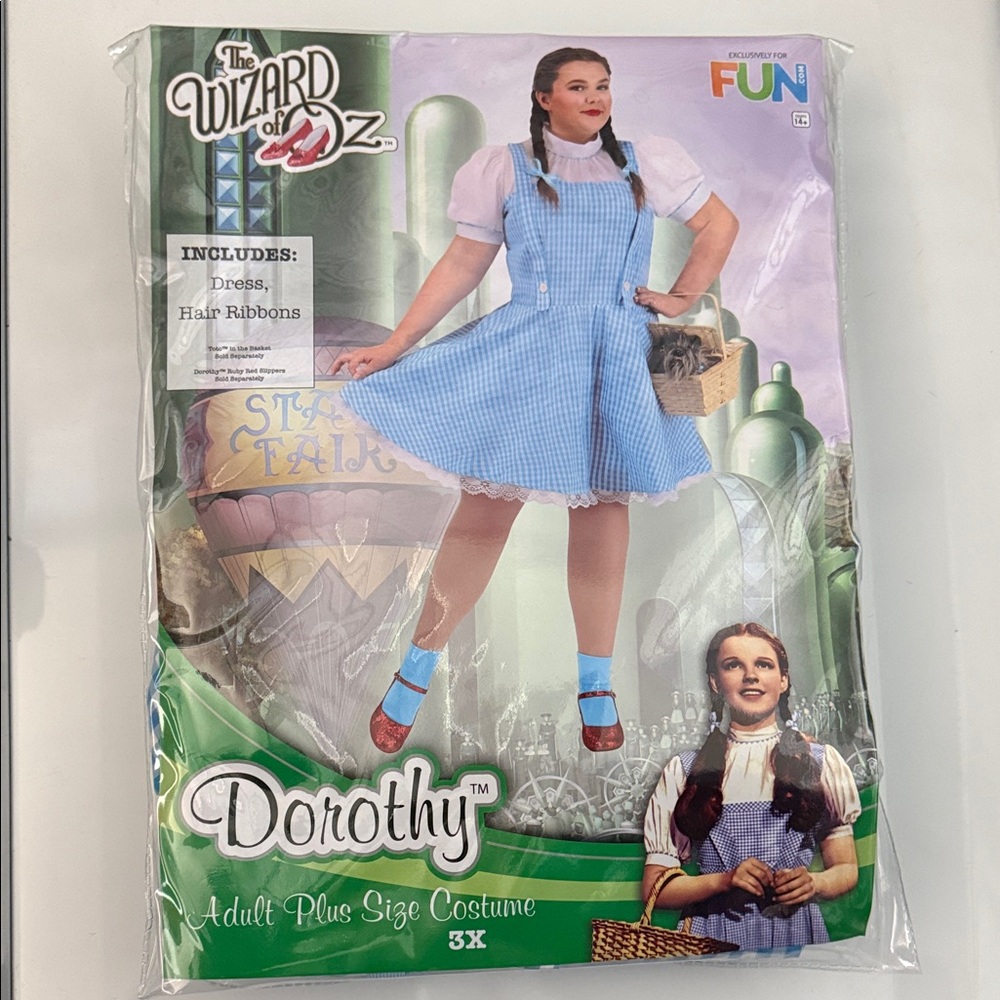 Women's Plus Size Wizard of Oz Dorothy Costume